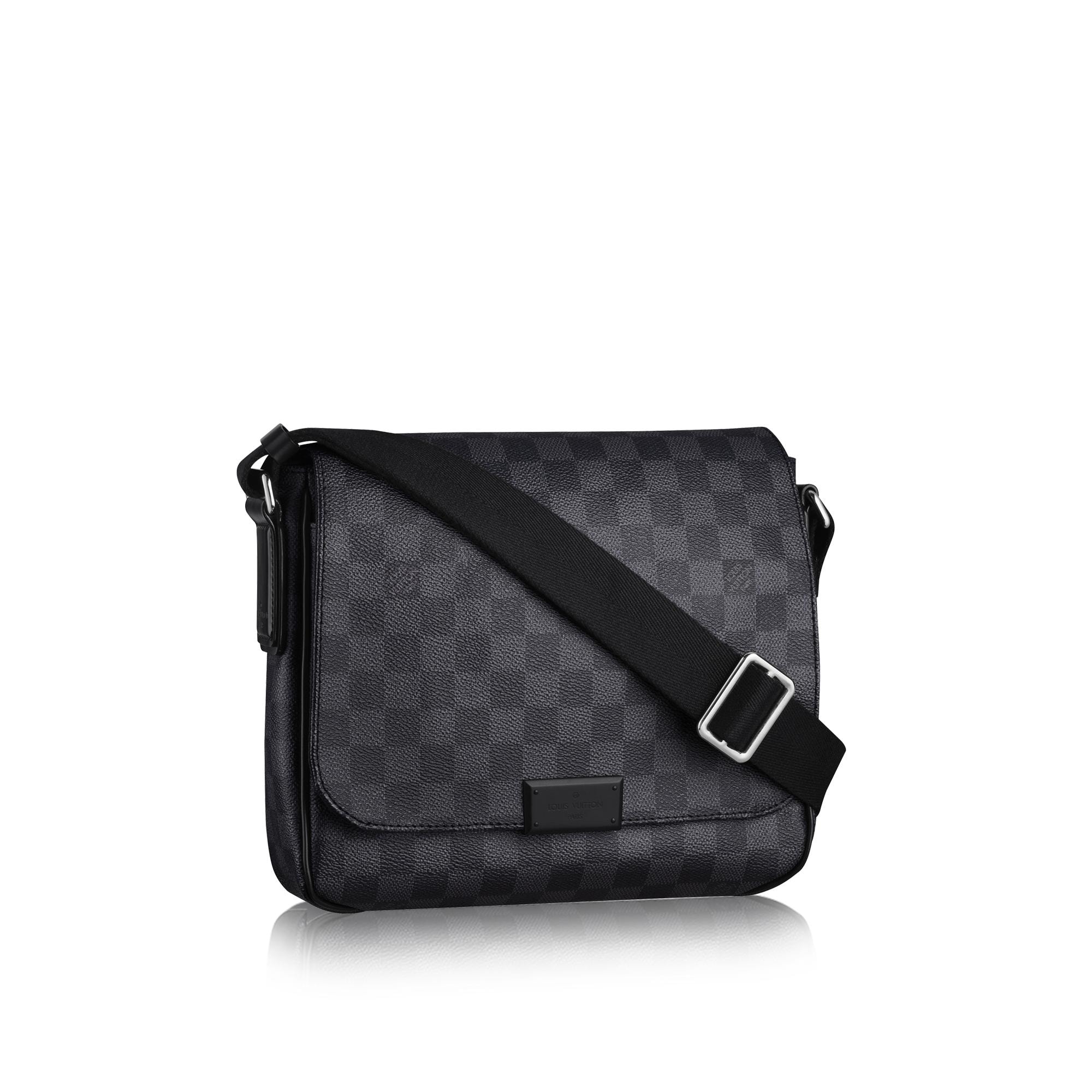 District PM Damier Graphite Canvas Men's Bags LOUIS VUITTON